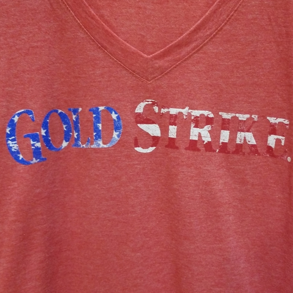 Ladies Gold Strike Casino T-shirt